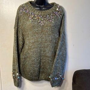 Allison of New York-Lovely and warm sequined sweater!